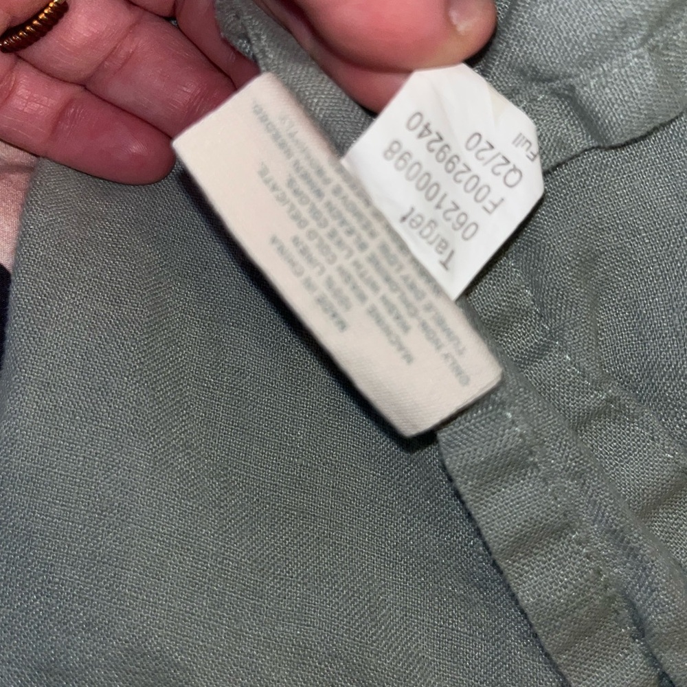 Casaluna ~ Green 100% Linen Sheet Set~Full - Picture 5 of 11